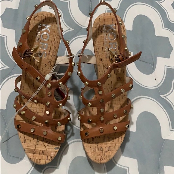 Designer cork wedges - Picture 1 of 5